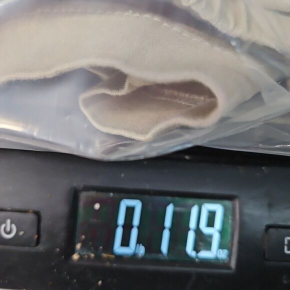 D&Co Cropped Pants Sz Lg Ivory Beige cotton elastane elastic waist stretch pullo - Picture 10 of 10